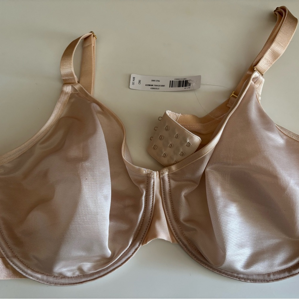 Soma sheer “Unbelievable Minimizer” Bra in Pale Sand - Picture 3 of 5